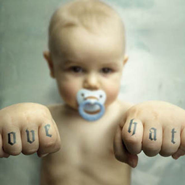 love and hate tattoo. Tattoo The Baby » LOVE-HATE