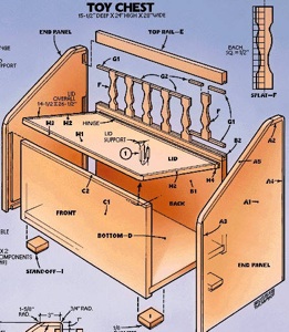 PDF DIY Childrens Toy Box Bench Plans Download classic ...